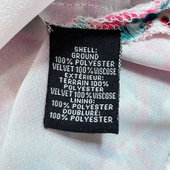 Tolani Alessia Floral Velvet Tunic NEW - Picture 4 of 10